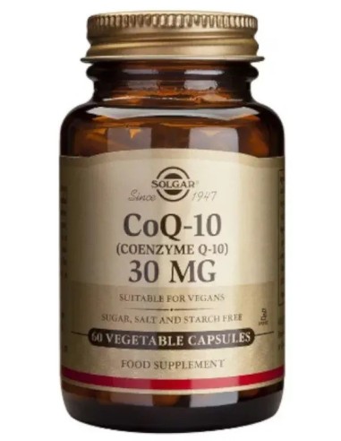 SOLGAR Coenzima Q10 (30 mg) 60 cápsulas vegetales
