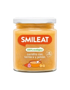 SMILEAT Tarrito de Cocidito con Ternera y Jamón 230 g ECO