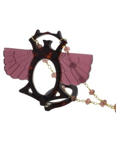 FLIPPAN LOOK Colgante - Gafas Escarabajo Rosa