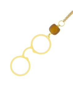 FLIPPAN LOOK Colgante - Gafas Impertinente Amarillo