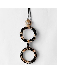 FLIPPAN LOOK Colgante - Gafas Calavera Jaspe
