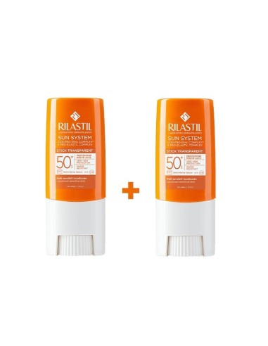 RILASTIL SUN SYSTEM DUPLO Stick Transparente SPF 50+ 8,5 ml