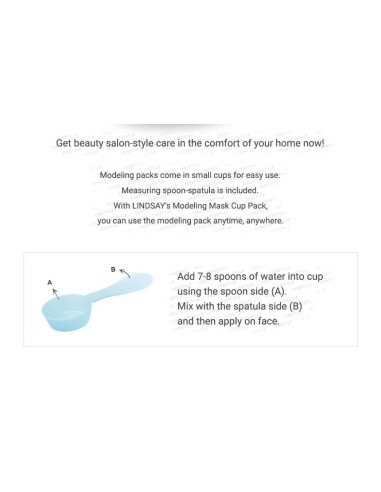 LINDSAY CHARCOAL Modeling Mask Cup Pack