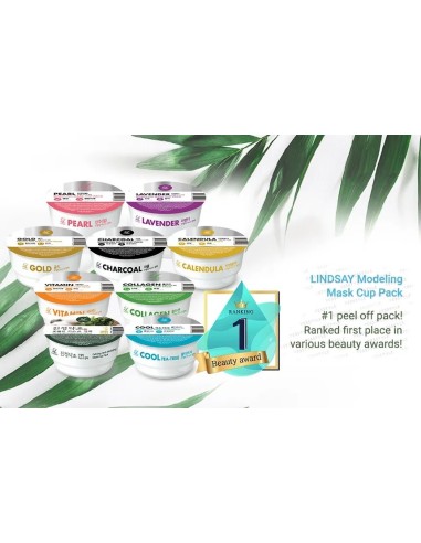 LINDSAY COOL TEA TREE Modeling Mask Cup Pack