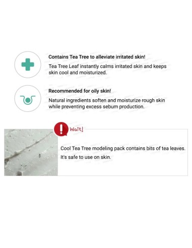 LINDSAY COOL TEA TREE Modeling Mask Cup Pack