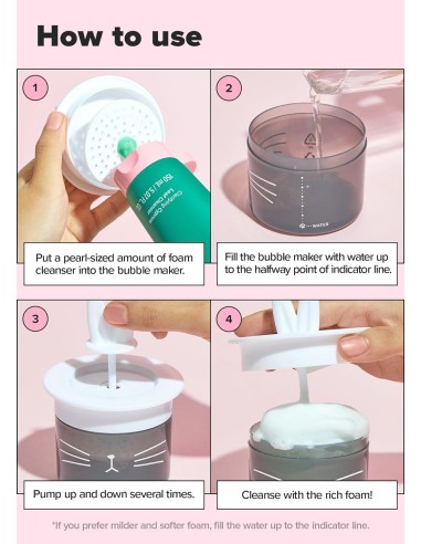 I DEW CARE Cat-ppuccino Bubble Foam Maker - Dispositivo para Espuma