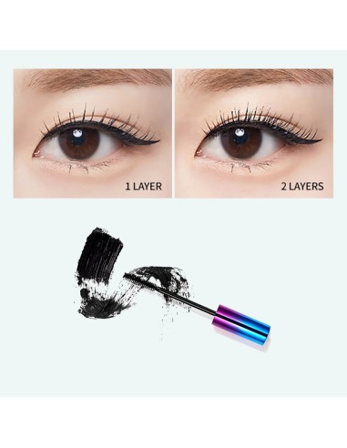 MISSHA Mascara Powerproof Curling & Volumizing - Máscara de Pestañas