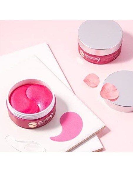 MEDIPEEL Peptide 9 Hyaluron Rose Ampoule Eye Patch - Parches Contorno de Ojos