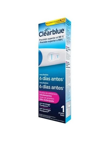 CLEARBLUE Test de Embarazo Ultratemprano 1 prueba