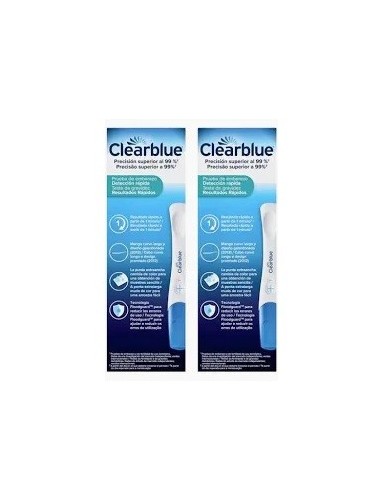 CLEARBLUE Test de Embarazo Ultratemprano 2 pruebas - DUPLO
