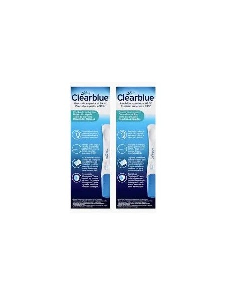 CLEARBLUE 2 Pruebas de Embarazo Ultratemprana - DUPLO