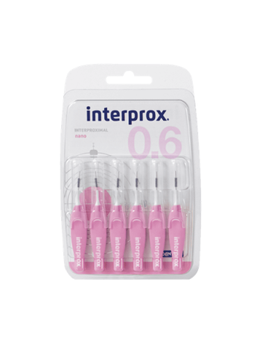 INTERPROX Nano 0.6 - 6 Cepillos Interdentales
