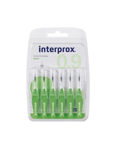 INTERPROX Micro 0.9 - 6 Cepillos Interdentales