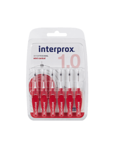 INTERPROX Mini Conical 1.0 - 6 Cepillos Interdentales