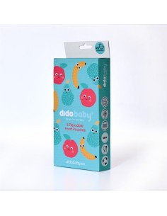 DIDO BABY Pack 6 Bolsitas de Alimentos Reutilizables 2