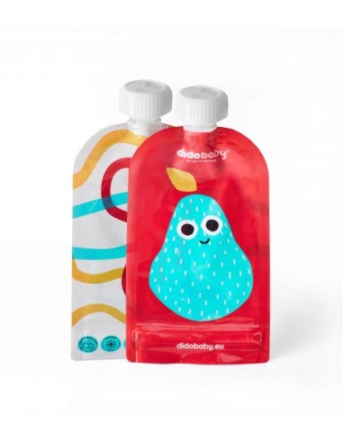 DIDO BABY Pack 6 Bolsitas de Alimentos Reutilizables