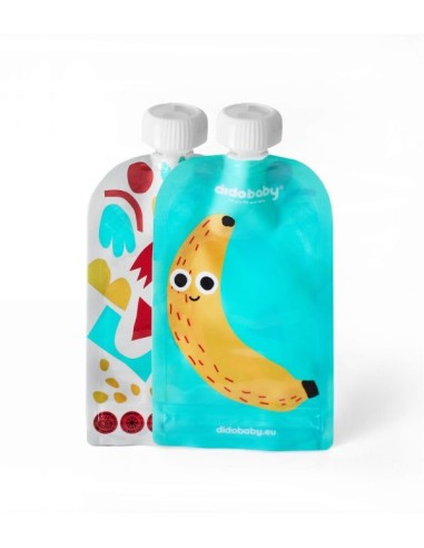 DIDO BABY Pack 6 Bolsitas de Alimentos Reutilizables