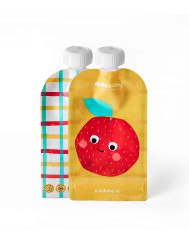 DIDO BABY Pack 6 Bolsitas de Alimentos Reutilizables