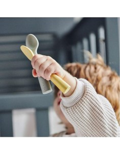 MINIKOIOI Set Cucharas - Amarillo / Gris 2