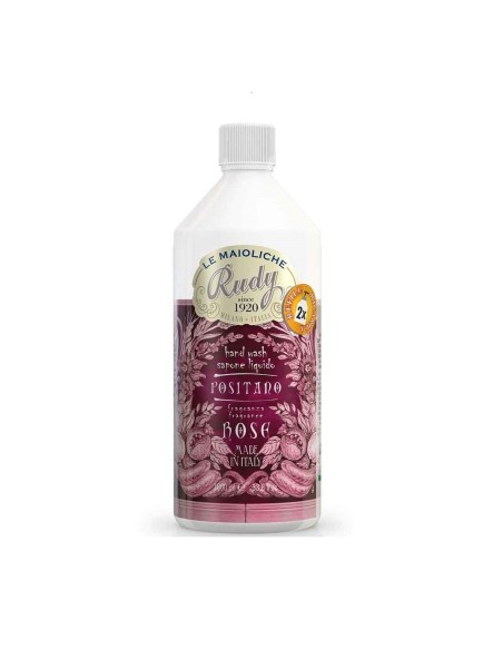 RUDY POSITANO ROSE Jabón Líquido Manos 1000 ml - REFILL