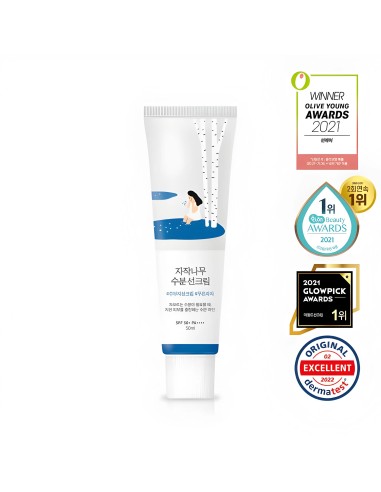 ROUND LAB Birch Juice Moisturizing Sunscreen SPF 50+ PA++++ - Protector Solar Hidratante Nutritivo