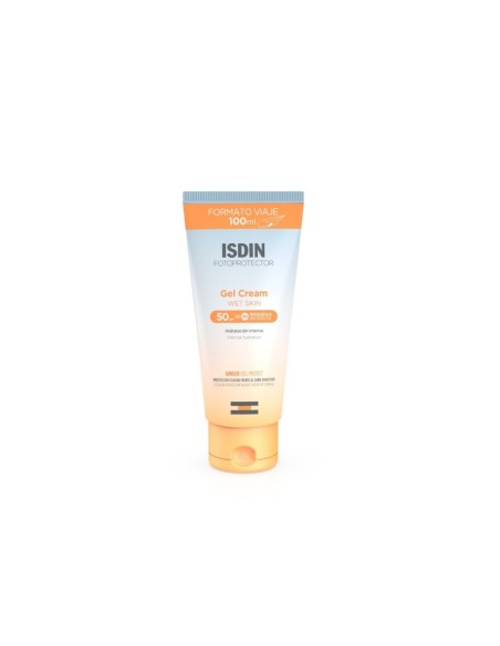 ISDIN Fotoprotector SPF50 Gel Cream Wet Skin 100 ml - FORMATO VIAJE