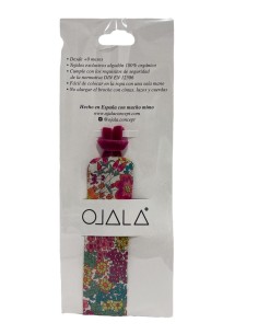 OJALA Liberty Chupetero gasa orgánico coral