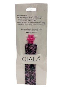 OJALA Chupetero gasa orgánico violeta