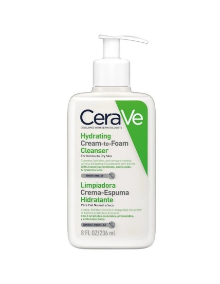 CERAVE Limpiador Crema-Espuma Hidratante 236 ml