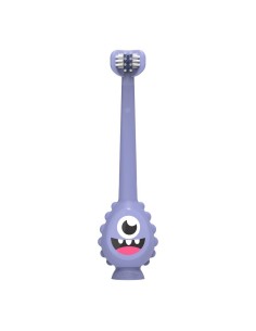 DR BROWN'S Cepillo Dental Triple Cara Infantil - Monstruo Lila