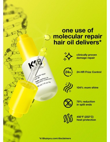 K18 Molecular Repair Hair Oil 30 ml - Aceite Reparador