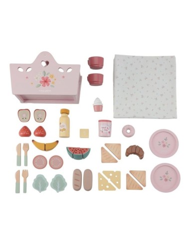 little dutch juego de té rosa