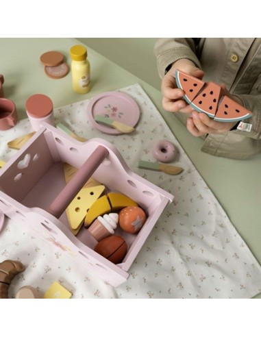 little dutch juego de té rosa