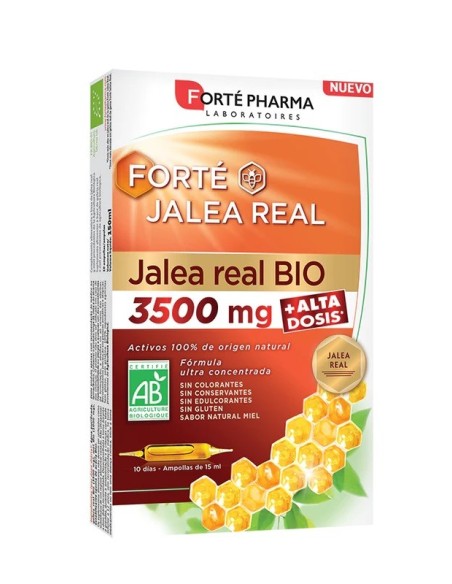 FORTÉ Jalea Real Bio 3500 mg 20 ampollas bebibles