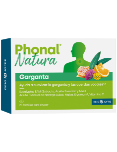 PHONAL NATURA Garganta 20 pastillas para chupar 2