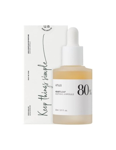 ANUA HEARTLEAF 80% Moisture Soothing Ampoule - Sérum Hidratante