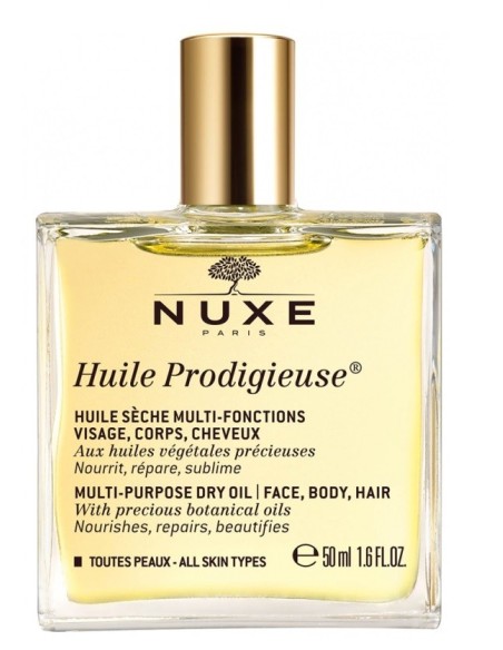 Nuxe Huile Prodigieuse aceite seco para cara, cuerpo y cabello para todo tipo de pieles 50 ml