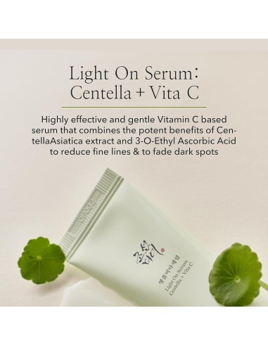 BEAUTY OF JOSEON Light On Serum Centella + Vita C - Sérum