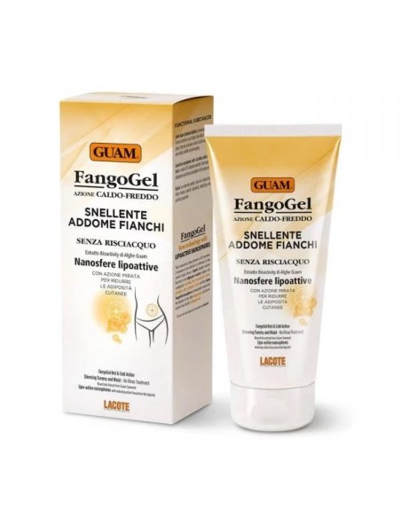 GUAM Fangogel Snellente Addome Fianchi Azione Caldo Freddo - Fangogel Reductor de Abdomen y Caderas Acción Calor Frío 150 ml