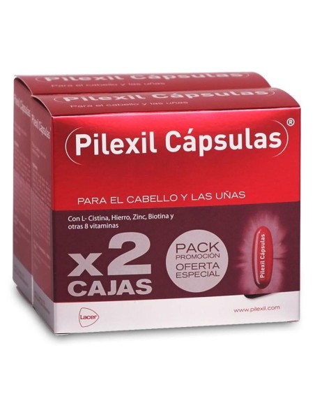 PILEXIL DUPLO Cápsulas Anticaída 2 X 100 unidades
