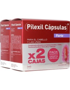 PILEXIL FORTE DUPLO Cápsulas Anticaída 2 X 100 unidades