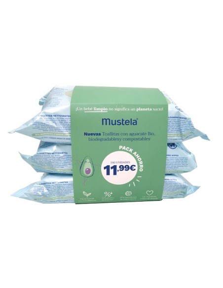 MUSTELA Toallitas Aqua Care Ultrasensitive - PACK