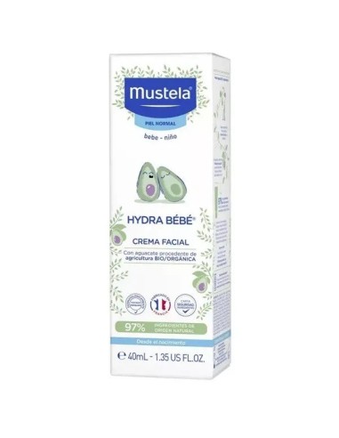 MUSTELA Hydra Bebé Crema Facial 40 ml
