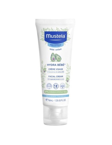 MUSTELA Hydra BÉBE Crema Facial BIO 40 ml