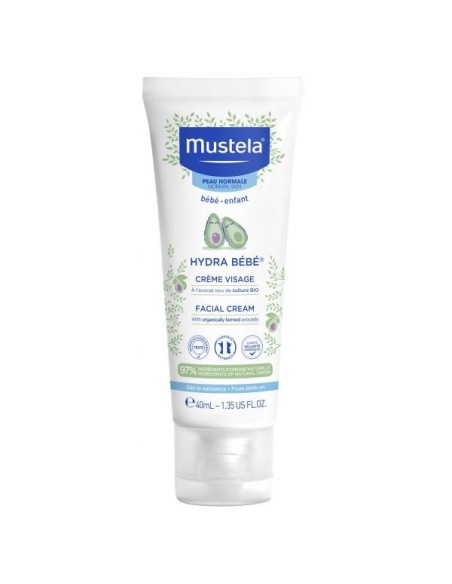MUSTELA Hydra Bebé Crema Facial 40 ml