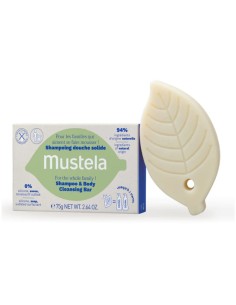 MUSTELA Champú Sólido Cabello y Cuerpo BIO 75 gr
