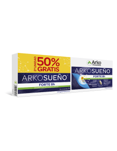 ARKOPHARMA ARKOSUEÑO Forte 8h 30 comprimidos + 30 comprimidos - DUPLO ARKOPHARMA ARKOSUEÑO Forte 8h 30 comprimidos + 30 comprimidos - DUPLO