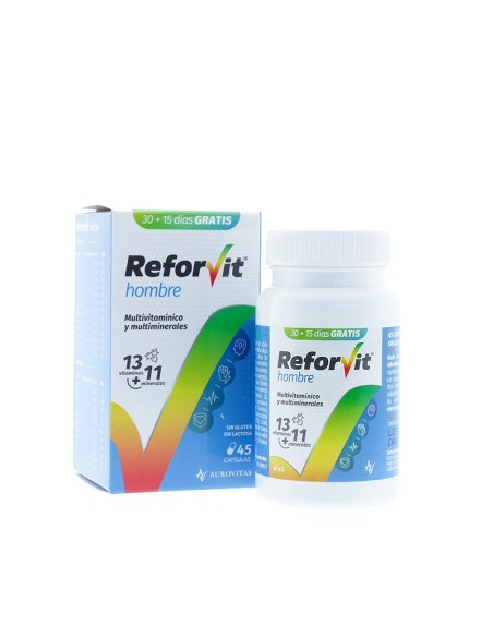 REFORVIT HOMBRE Multivitamínico y Multiminerales 45 cápsulas