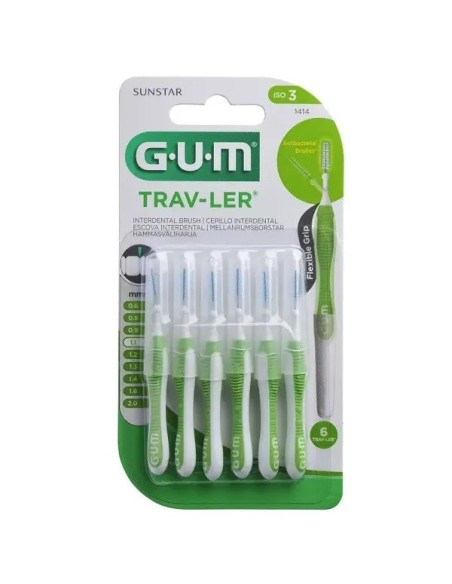 GUM Cepillo Interdental TRAV-LER 1.1 mm 6 Unidades