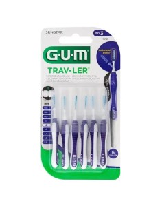 GUM Cepillo Interdental TRAV-LER 1.2 mm 6 unidades